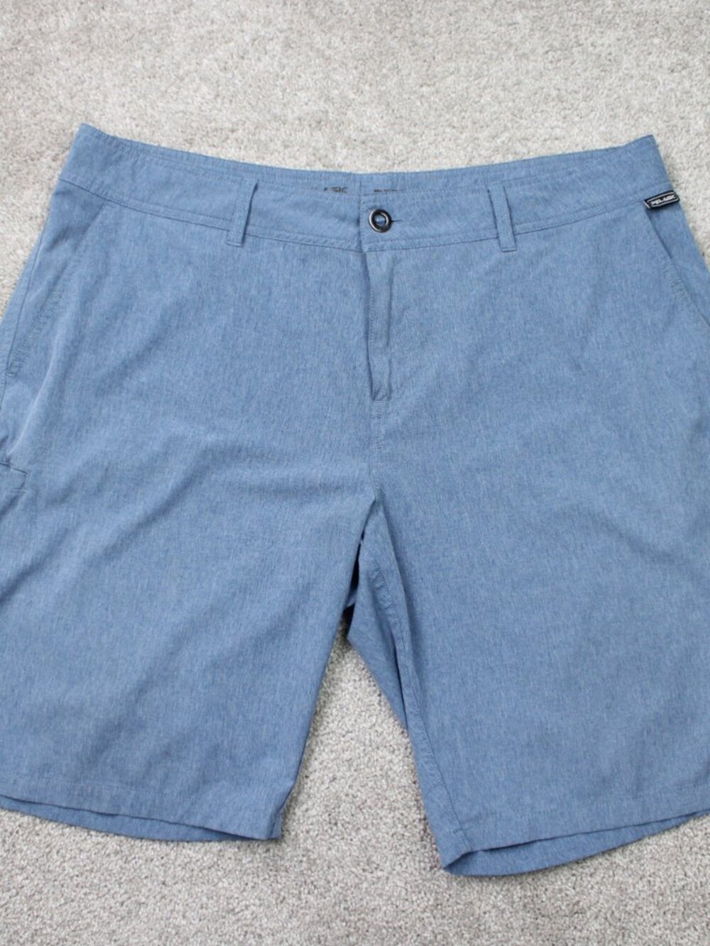 Pelagic Deep Sea Hybrid Shorts Mens 40 Blue Fishing 10" Performance Board Chino